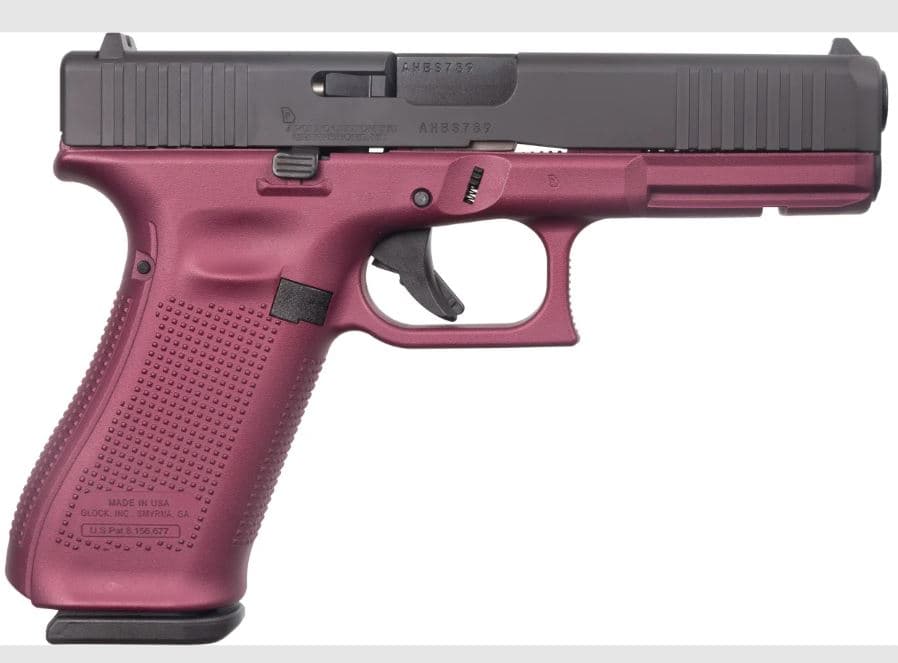 Glock 17 Gen 5 9mm 4.49in 17rd Black Cherry Cerakote