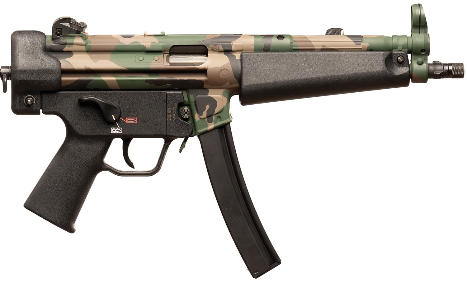 Heckler & Koch SP5 9mm Luger 8.86 in 30+1 Woodland Camo