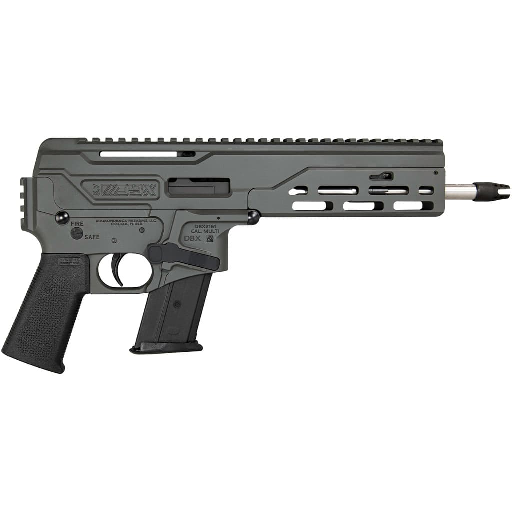 Diamondback Dbx Pistol 5.7x28mm 8 inch 20 Rounds Dark Gray Cerakote