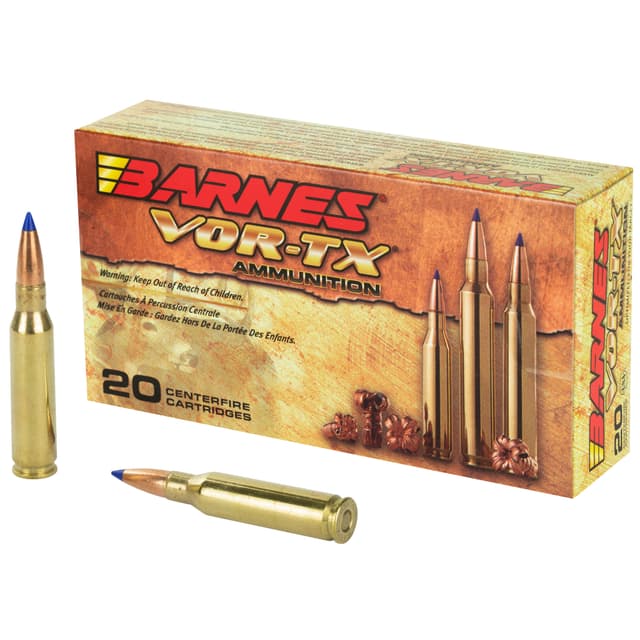 Barnes Bullets VOR-TX 7mm-08 Remington Tipped TSX Boat Tail 120 Grain 20 Rounds