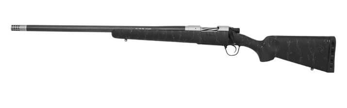 Christensen Arms 8010600100 Ridgeline 6.5 Creedmoor 4+1 24" Carbon Fiber/Threaded Barrel, Tungsten Gray Cerakote, Black with Gray Webbing Stock,