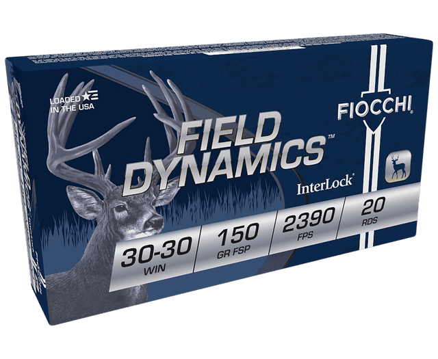 Fiocchi Field Dynamics 30-30 Winchester Flat Soft Point 150 Grain 20 Rounds