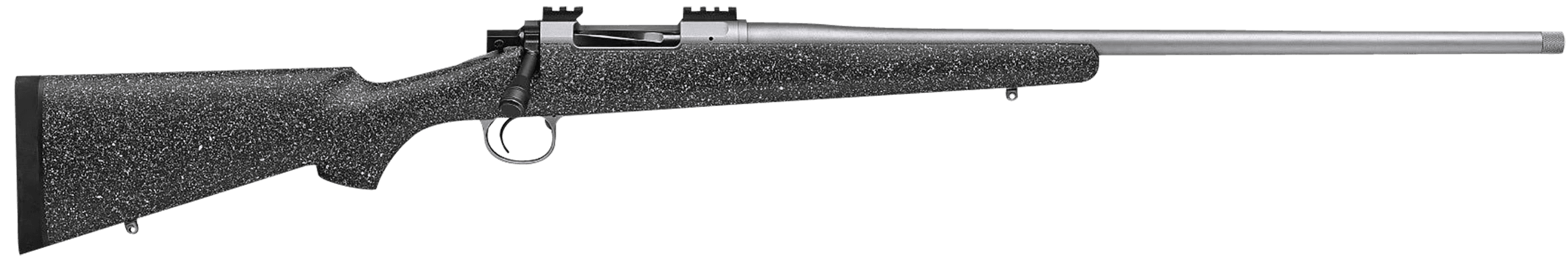 Nosler M21 6.5 PRC 24 in 4 Round Gray Speckled Black Nitride Finish