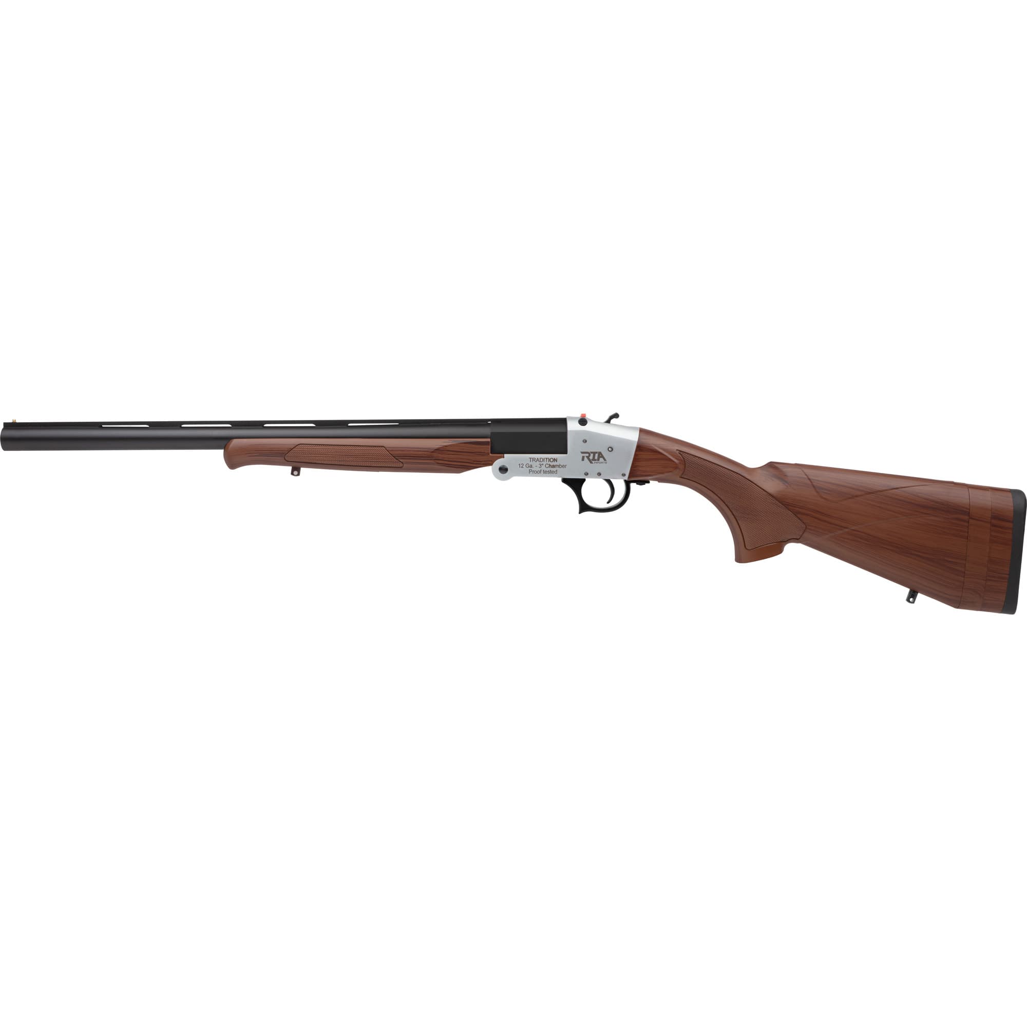 Armscor Traditional 12GA, 20in. Barrel, 1rd, Wood Stock & Forend - Gray (TK113)