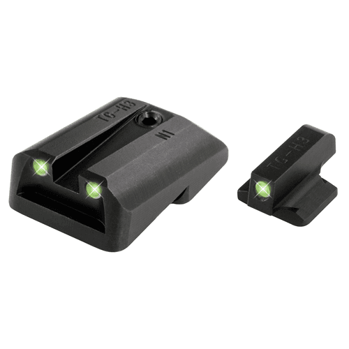 TruGlo TG231N1 Tritium  Black | Green Tritium Front Sight Green Tritium Rear Sight