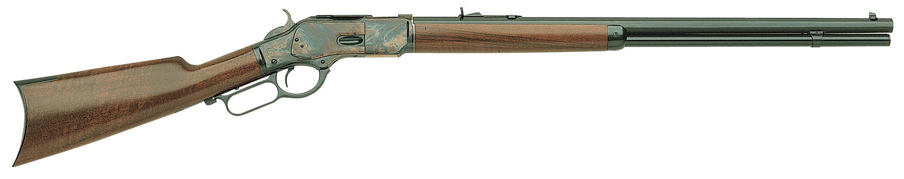 Taylors & Company 550173 1873 Sporting Leaver Action 357 Mag Caliber with 10+1 Capacity, 20" Blued Octagon Barrel, Color Case Hardened Metal Finish & Walnut Stock (Full Size)