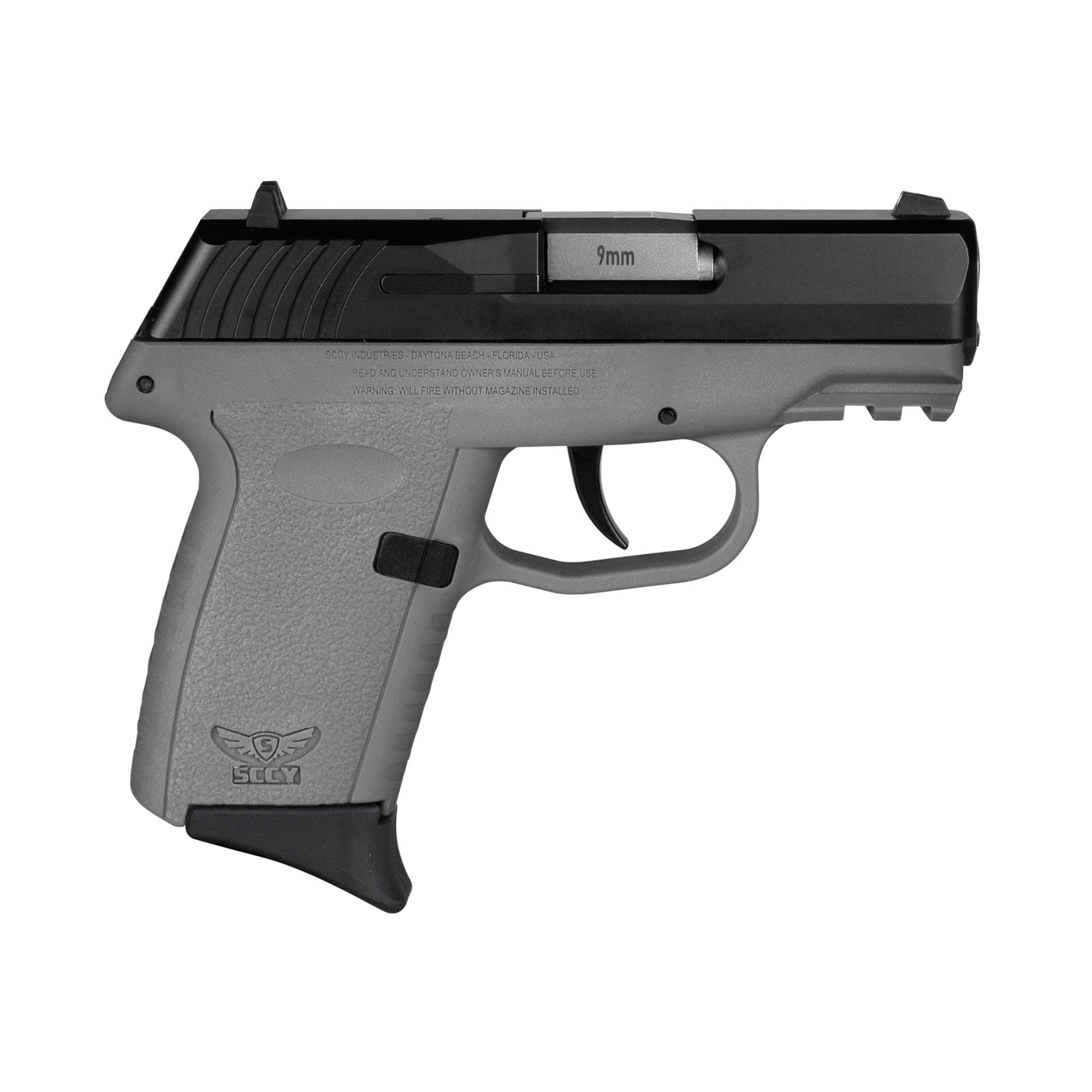 SCCY CPX-2 Gen 3 Sub-Compact Pistol - Black / Gray | 9mm | 3.1" Barrel | 10rd | No External Safety