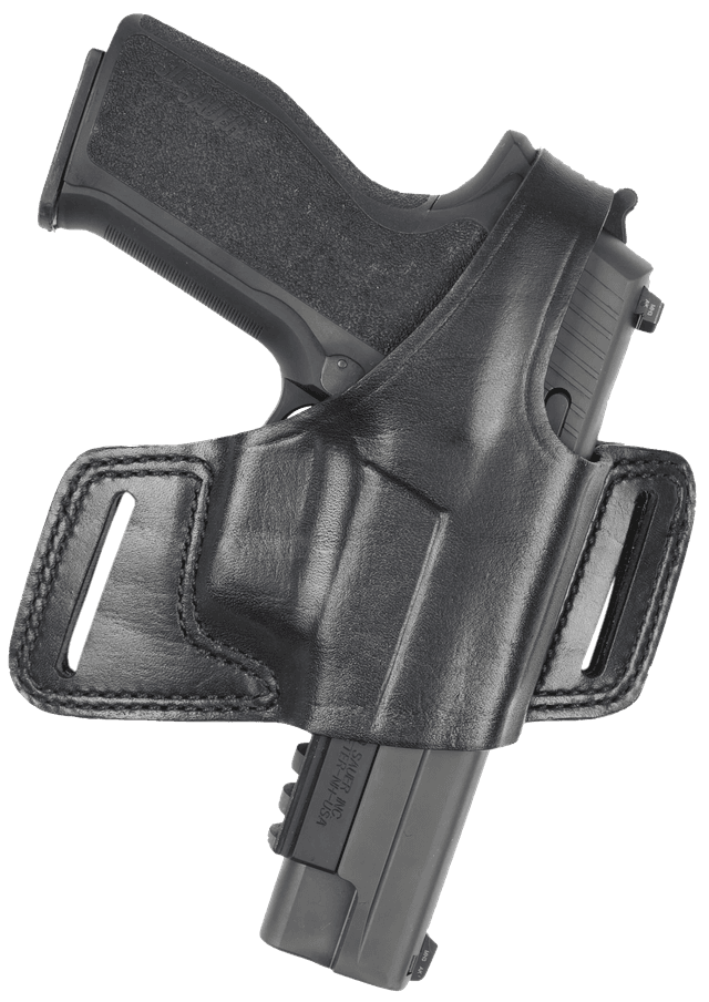 Bianchi 15706 Black Widow  OWB Size 01 Black Leather Belt Slide Fits S&W J Frame Fits Taurus 85 Fits Charter Arms Undercover Right Hand