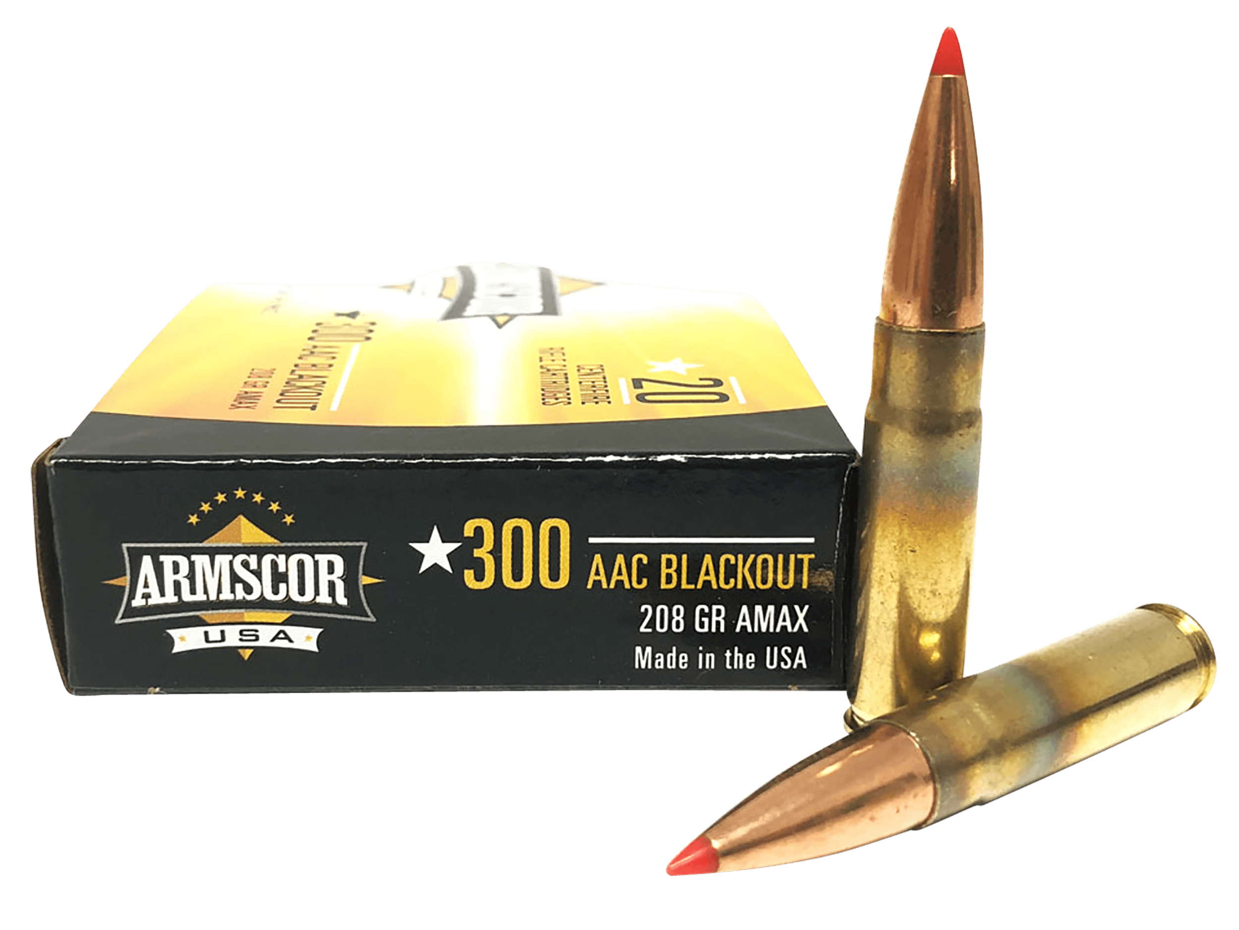 Armscor .300 AAC Blackout AMAX 208 Grain 20 Rounds