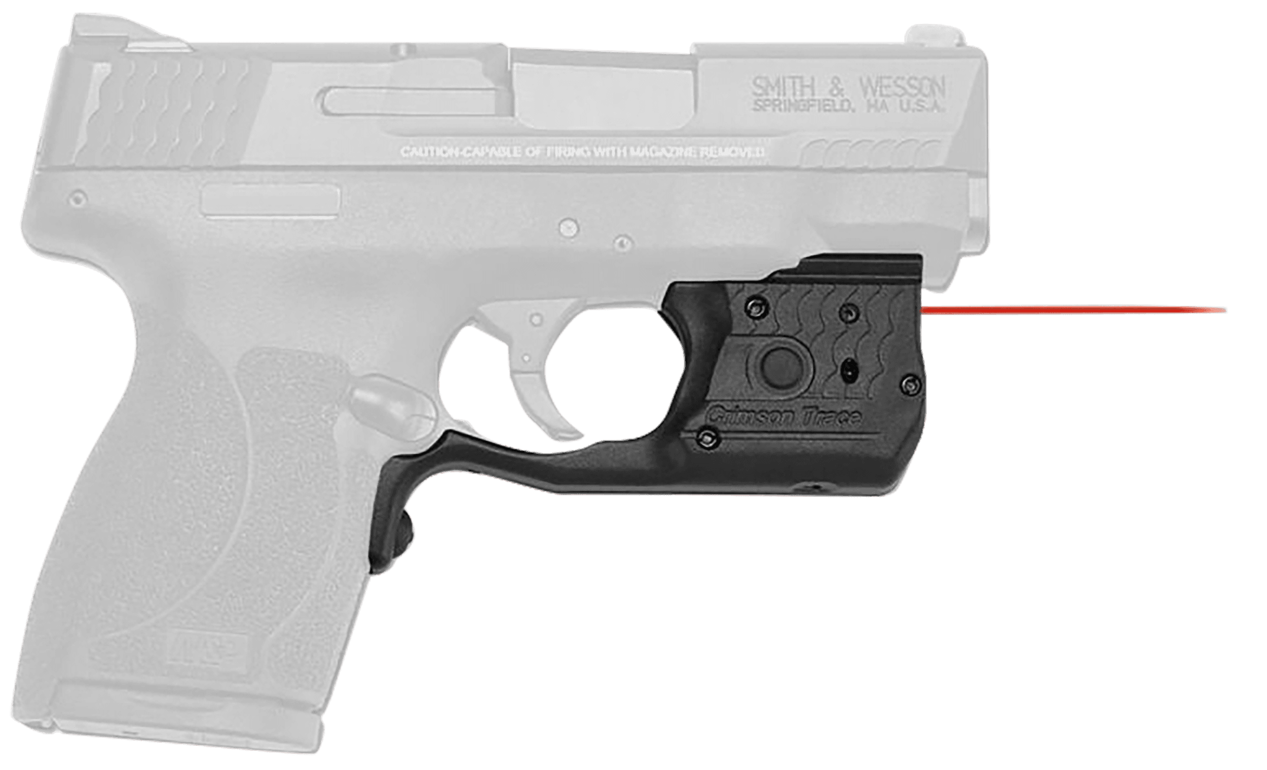 Crimson Trace Laserguard Pro Red Laser for Smith and Wesson MP Shield 45 ACP