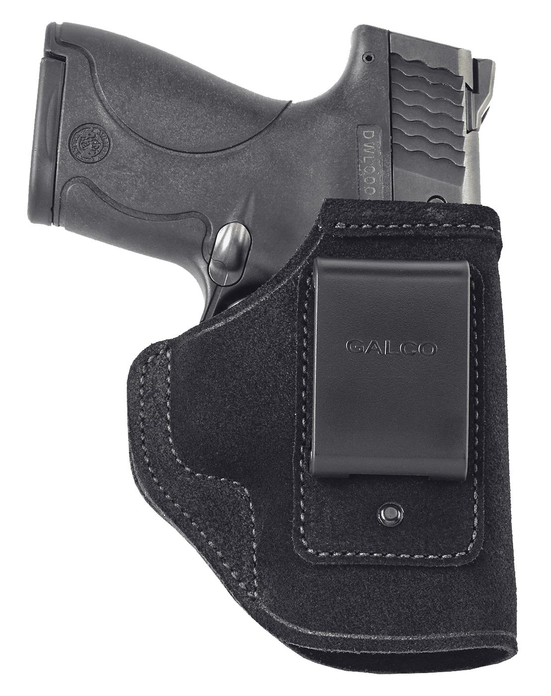 Galco STO266B Stow-N-Go IWB Black Leather Belt Clip Fits 1911 4-4.25" Barrel Right Hand
