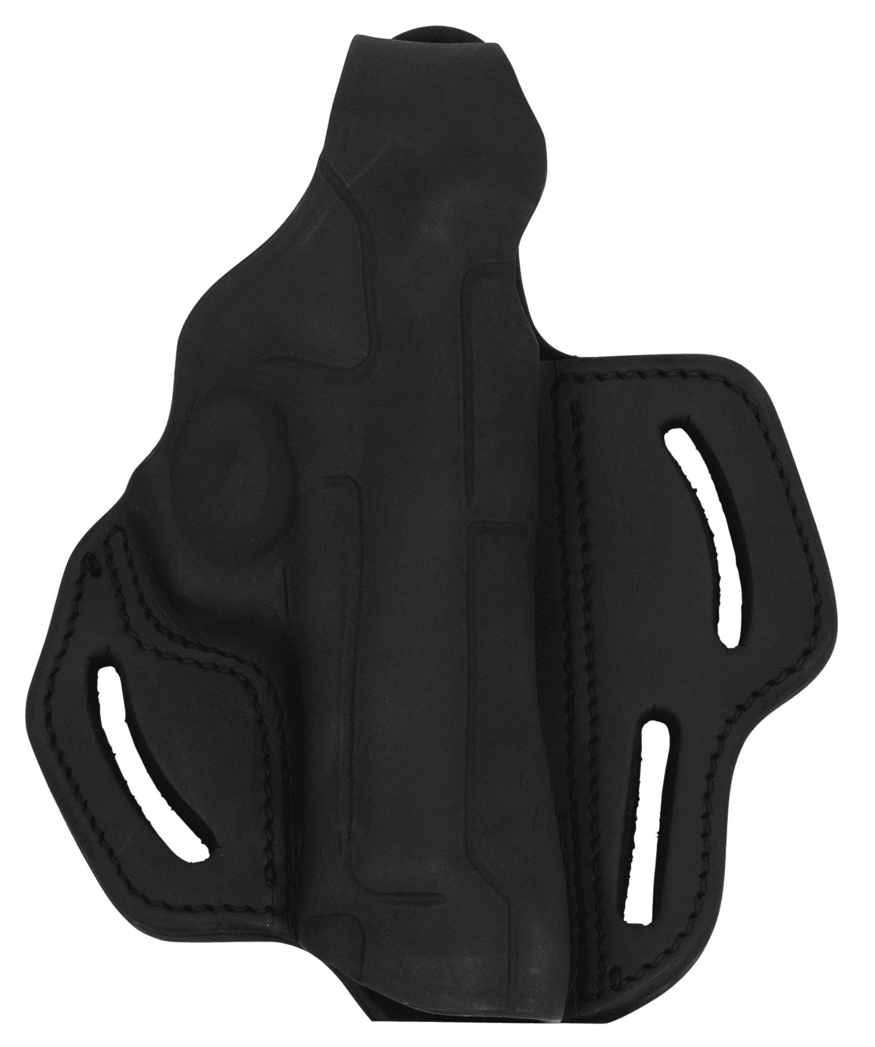 1791 Gunleather BHX4SBLR BHX OWB 04 Stealth Black Leather Belt Slide Fits Beretta 92/CZ 75/P-10