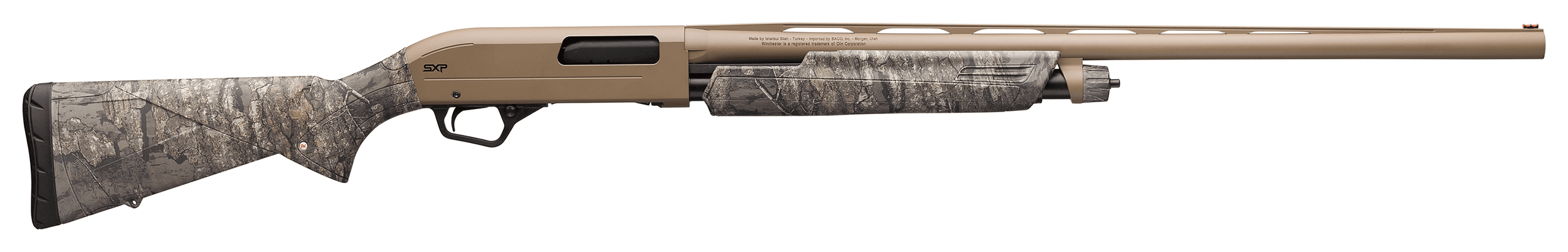 Winchester SXP Hybrid Hunter 12 Gauge 28 Inch Realtree Timber Camo FDE
