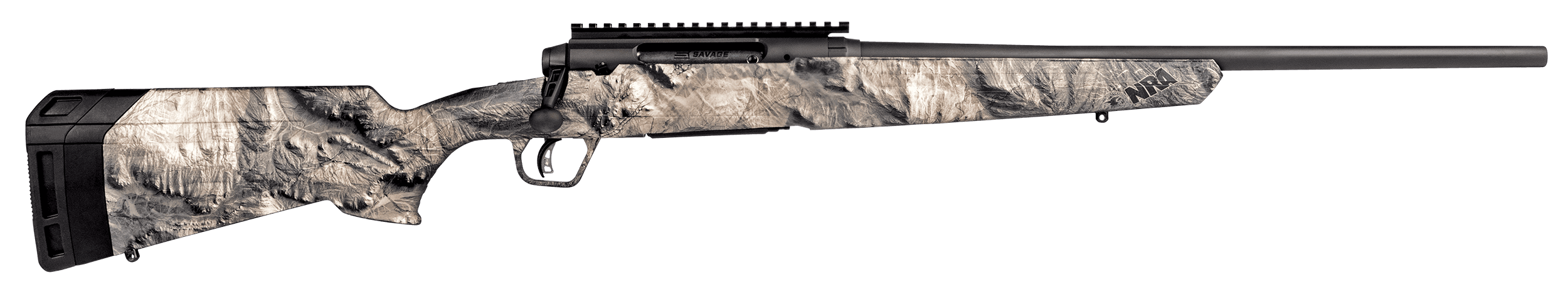 Savage Axis II 308 Winchester 20 Inch 4 Rounds Gunsmoke Gray Mossy Oak Overwatch