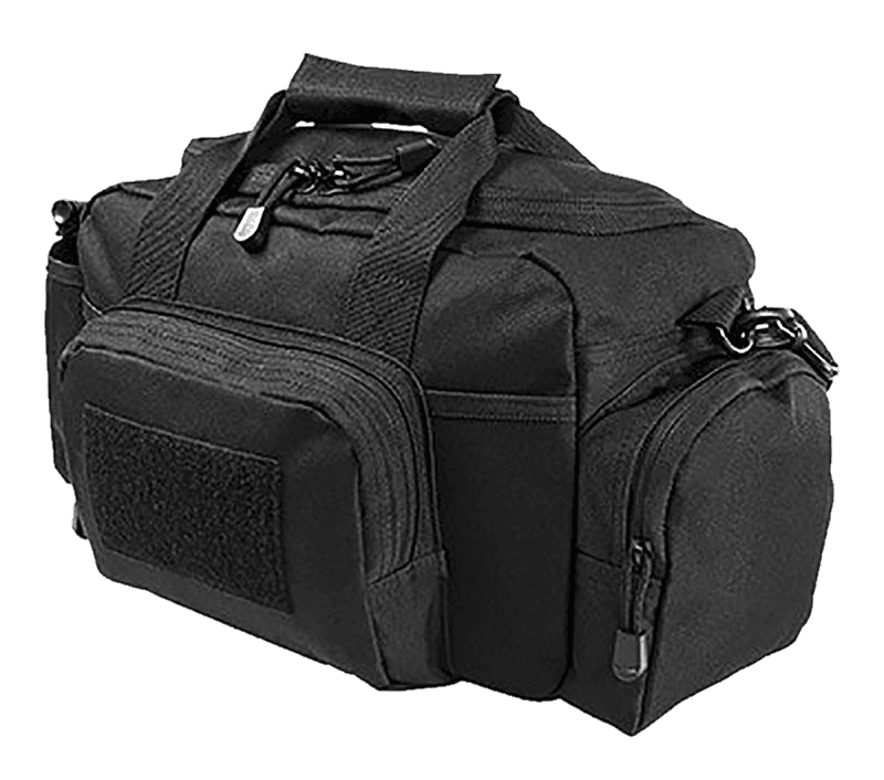 NcStar CVSRB2985B VISM Range Bag with Small Size, Side Pockets, PALs Webbing, Carry Handles, Pockets & Black Finish