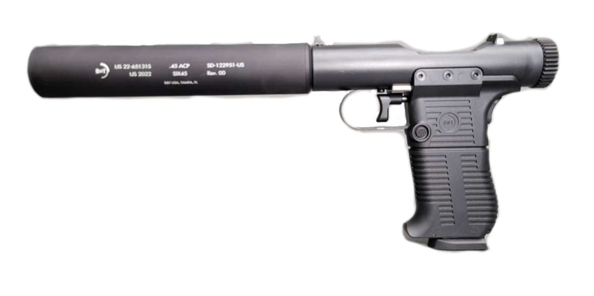B&T Station Six 45 ACP 3.5in 9rd Type III Anodized Finish
