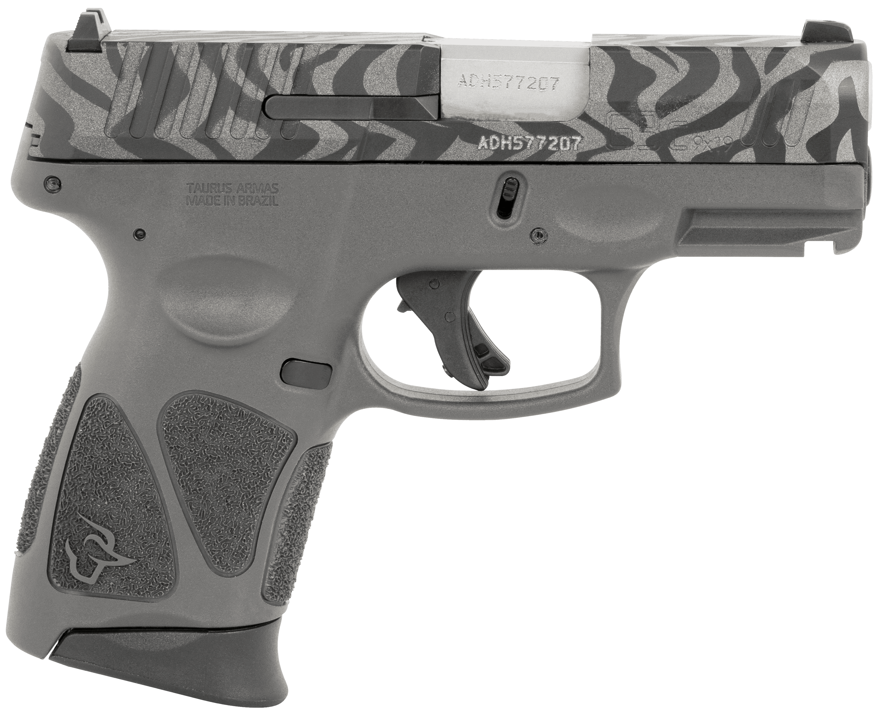 Taurus G3C 9mm 3.2" 12 Rounds Zebra/Matte Stainless
