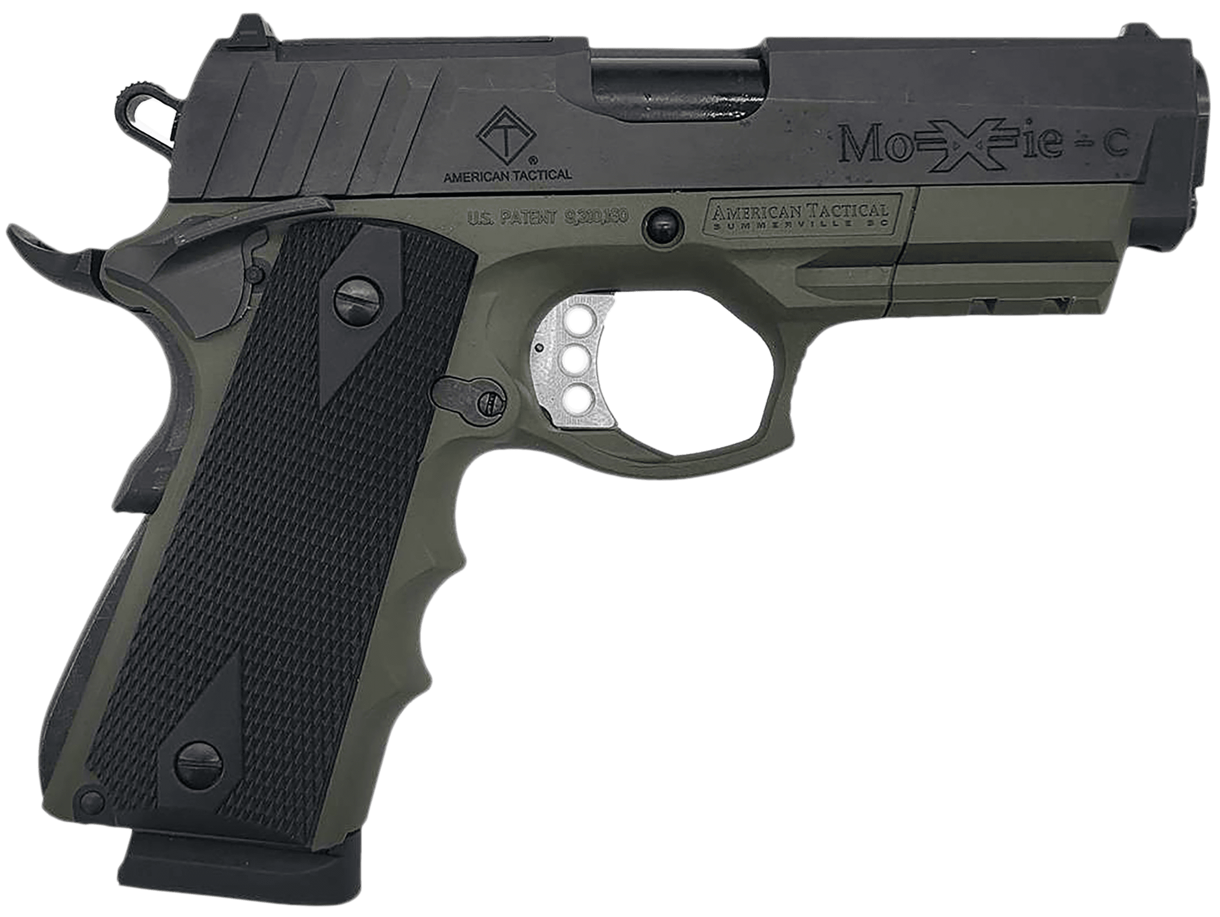 American Tactical Inc FXH-45 45 ACP 4.25" 8rd Battlefield Green Moxie