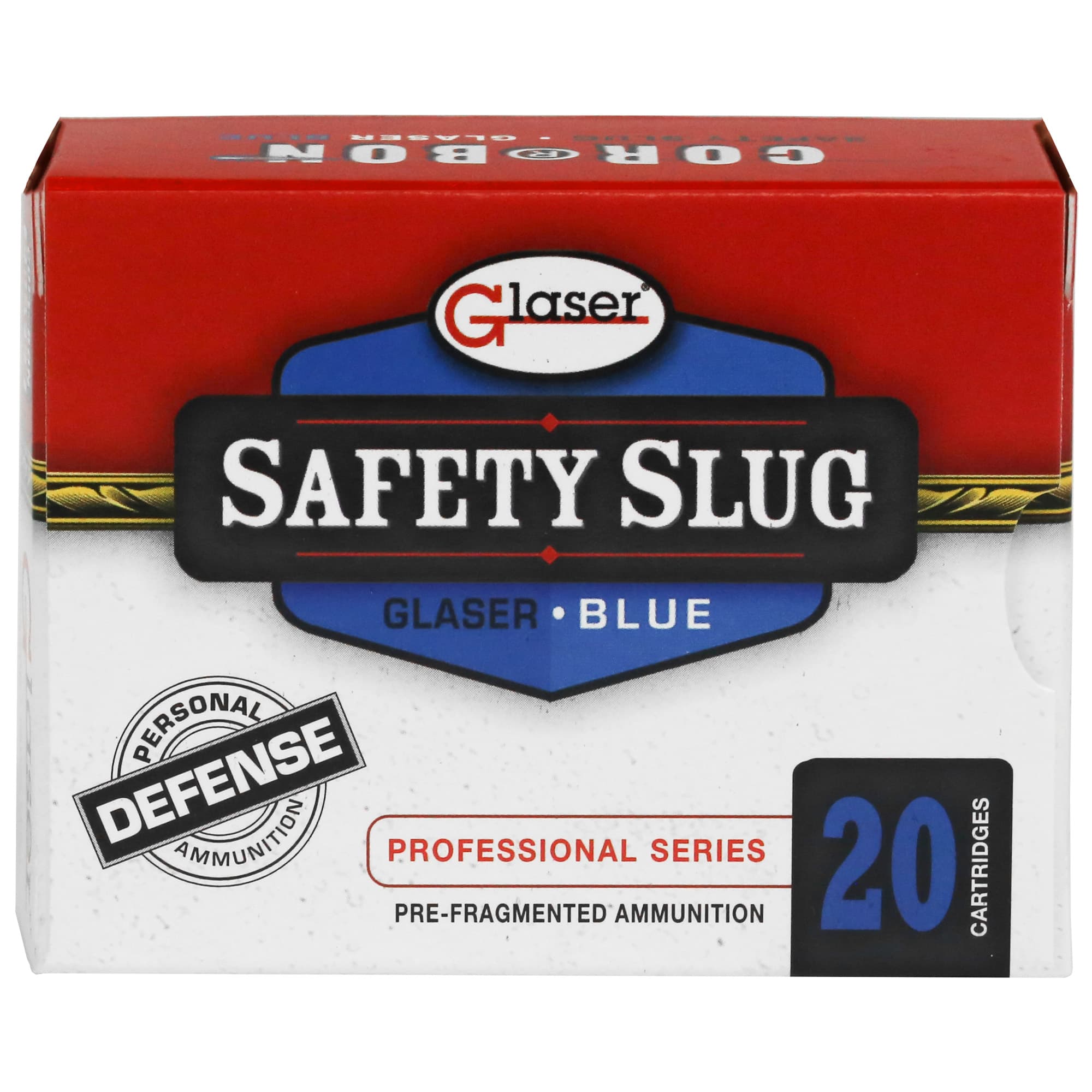 GLASER BLUE 45ACP+P 145GR 20 Rounds