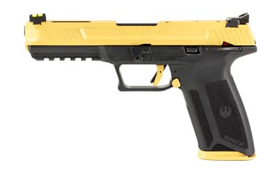 Ruger Ruger-57 5.7x28mm 4.94in 20 Rounds Cerakote Gold Accents