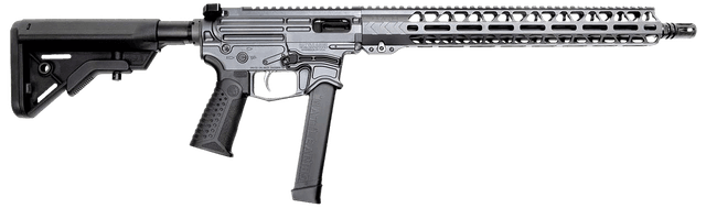 Battle Arms Development Billet XIPHOS 9 AR Rifle - Combat Grey | 9mm | 16" Barrel | 15" M-LOK Free-Float Rail | Ambi Charging Handle | Nickel Teflon Trigger | B5 Bravo Stock
