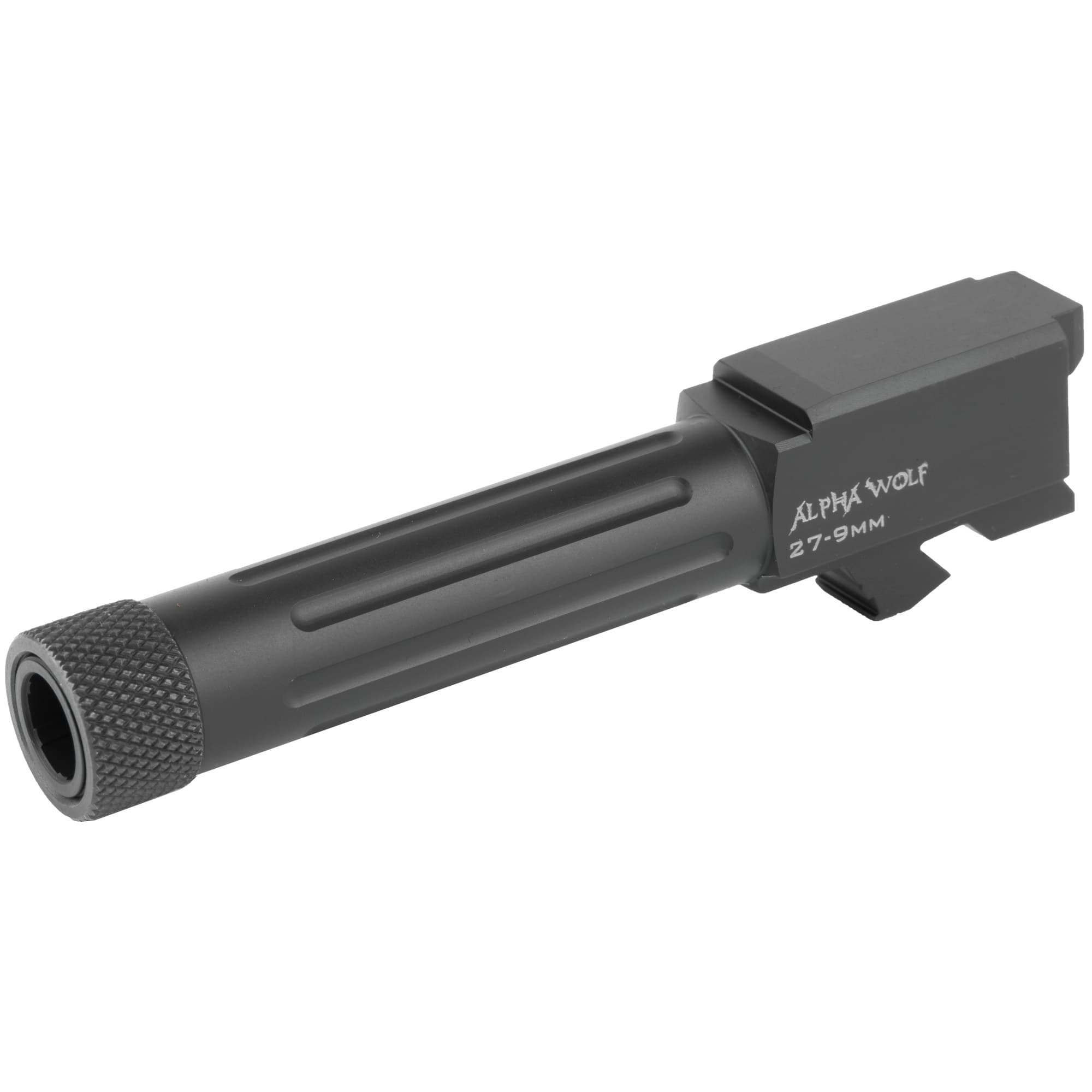 Lone Wolf AlphaWolf 9mm Conversion Barrel Glock 27 33 Threaded Fluted Salt Bath Nitride