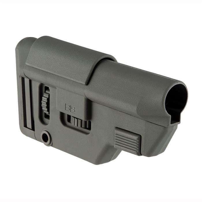B5 Systems Collapsible Precision Stock Foliage Green Mil-Spec Polymer AR .308