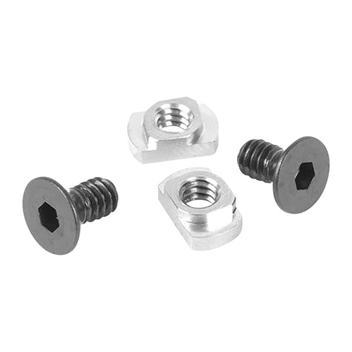 EgW M-LOK Nuts Stainless Steel 2 Pack Accessory Mounting