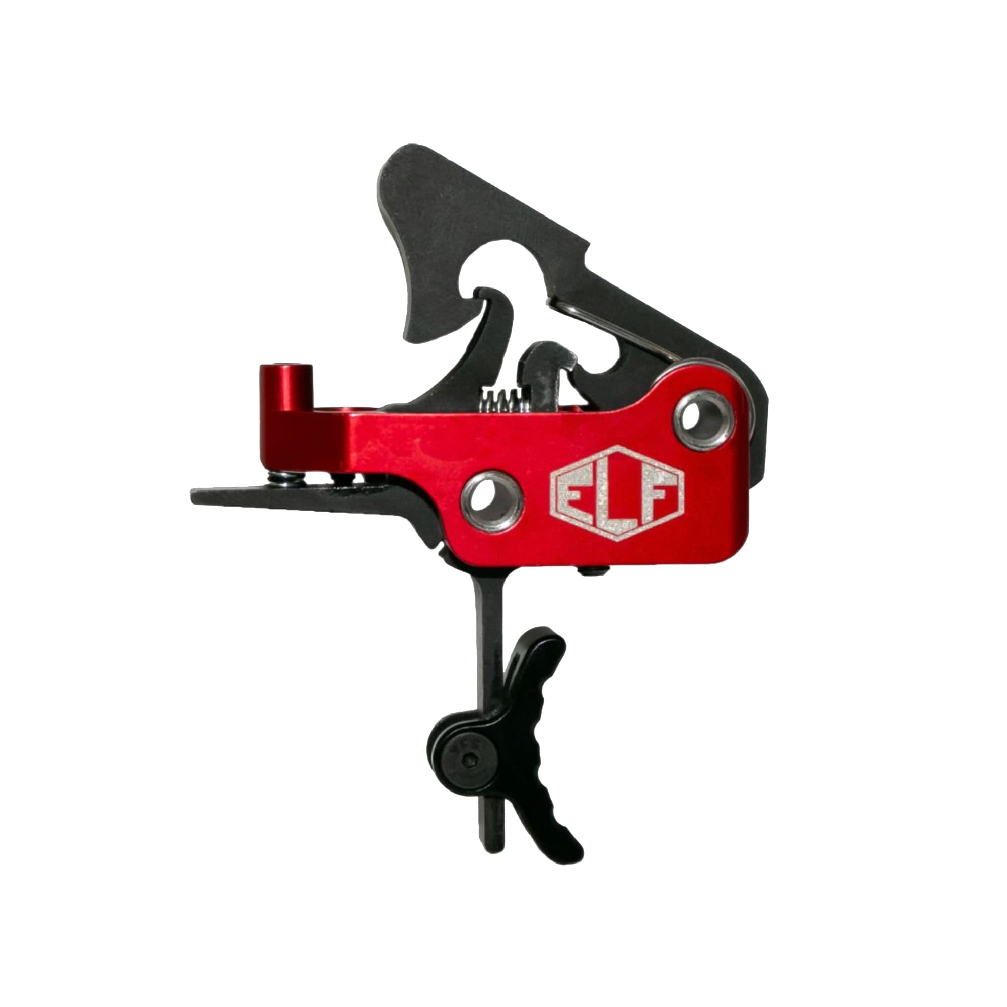 Elftmann Apex Trigger AR15 Red Anodized Adjustable Curved Trigger