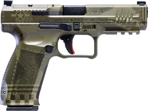 Canik Mete SF 9mm Luger 4.5in 18rd Green Bomber Cerakote Gray