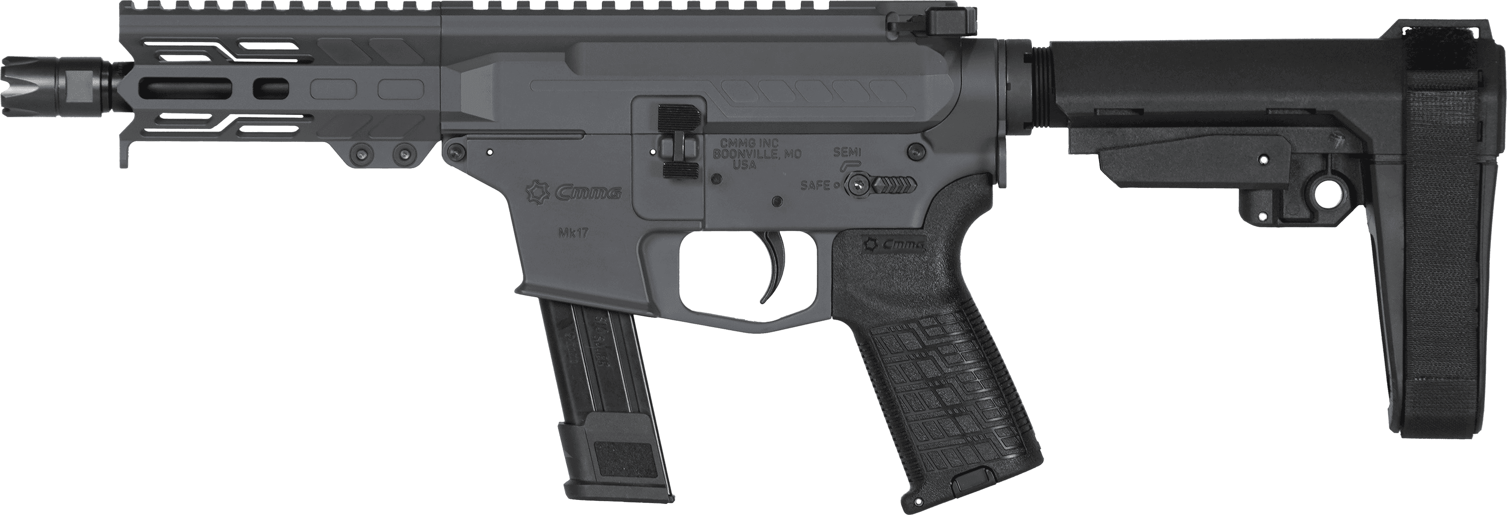 CMMG Banshee MK17 9mm 5" Barrel 21rd Sniper Grey