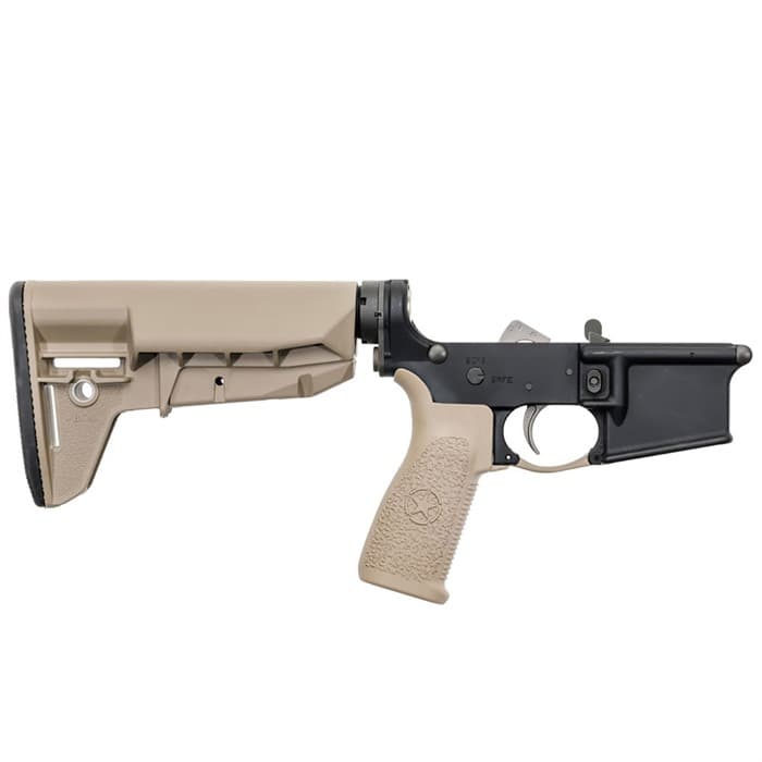 Bravo Company USA AR-15 Complete Widebody Lower Multi Caliber Flat Dark Earth