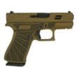 Glock 43X 9mm Luger 3.4in Barrel 10rd FDE Cerakote Jimbo Ripple Stipple RMR Cut
