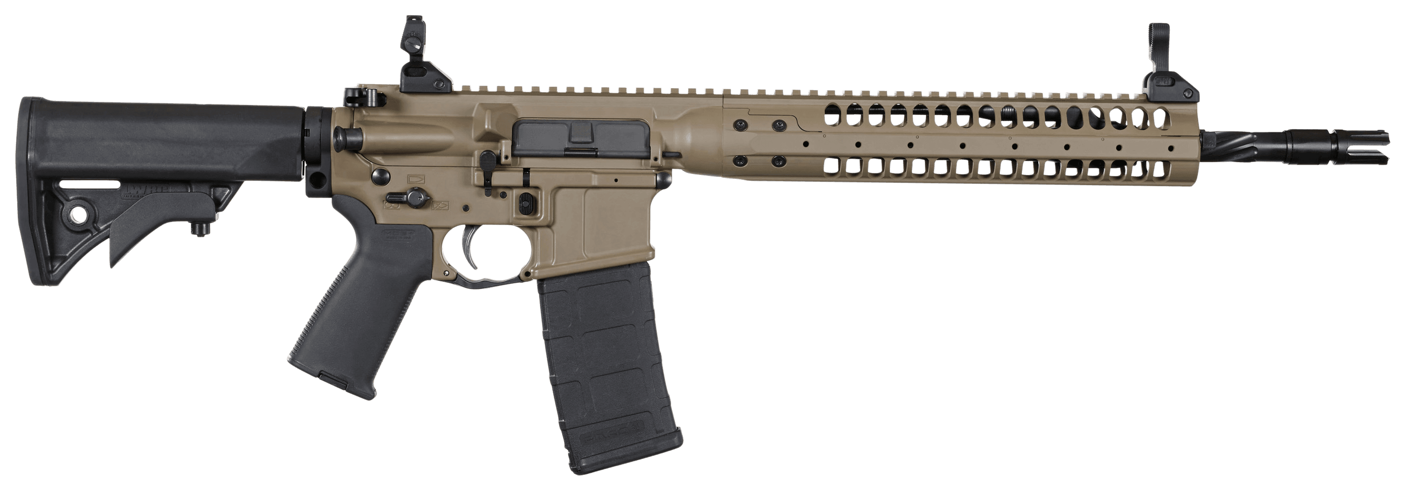 LWRC Icr5ck16sprc 5.56x45mm NATO 16.1in 10+1 Flat Dark Earth Cerakote Adjustable Stock