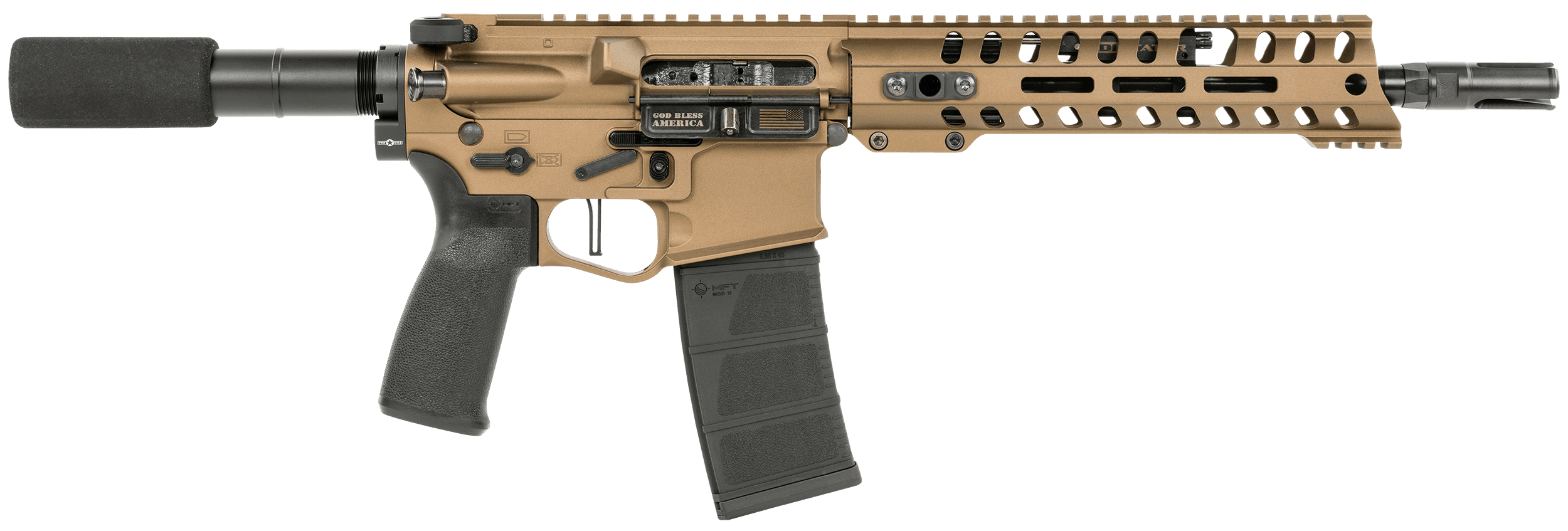 Patriot Ordnance Factory Renegade 300 AAC Blackout 10.5" 30+1 Burnt Bronze