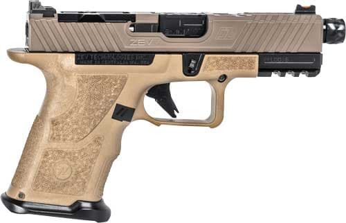 ZEV Technologies OZ9c Elite Pistol 9mm Luger 4.5 Inch 10 Rounds Flat Dark Earth