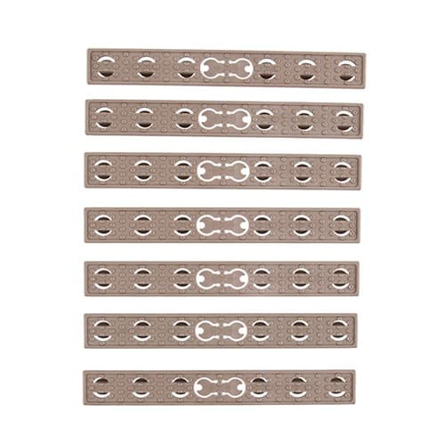 Knights Armament Flat Panel Cover Keymod Polymer Flat Dark Earth 5.5 Inch