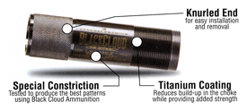 Carlson's Rem Choke Long Range Titanium Coated Steel 12 Gauge .700