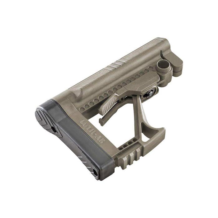 Luth-Ar MBA-5 FDE Buttstock AR 15 Collapsible MilSpec Injection Plastic