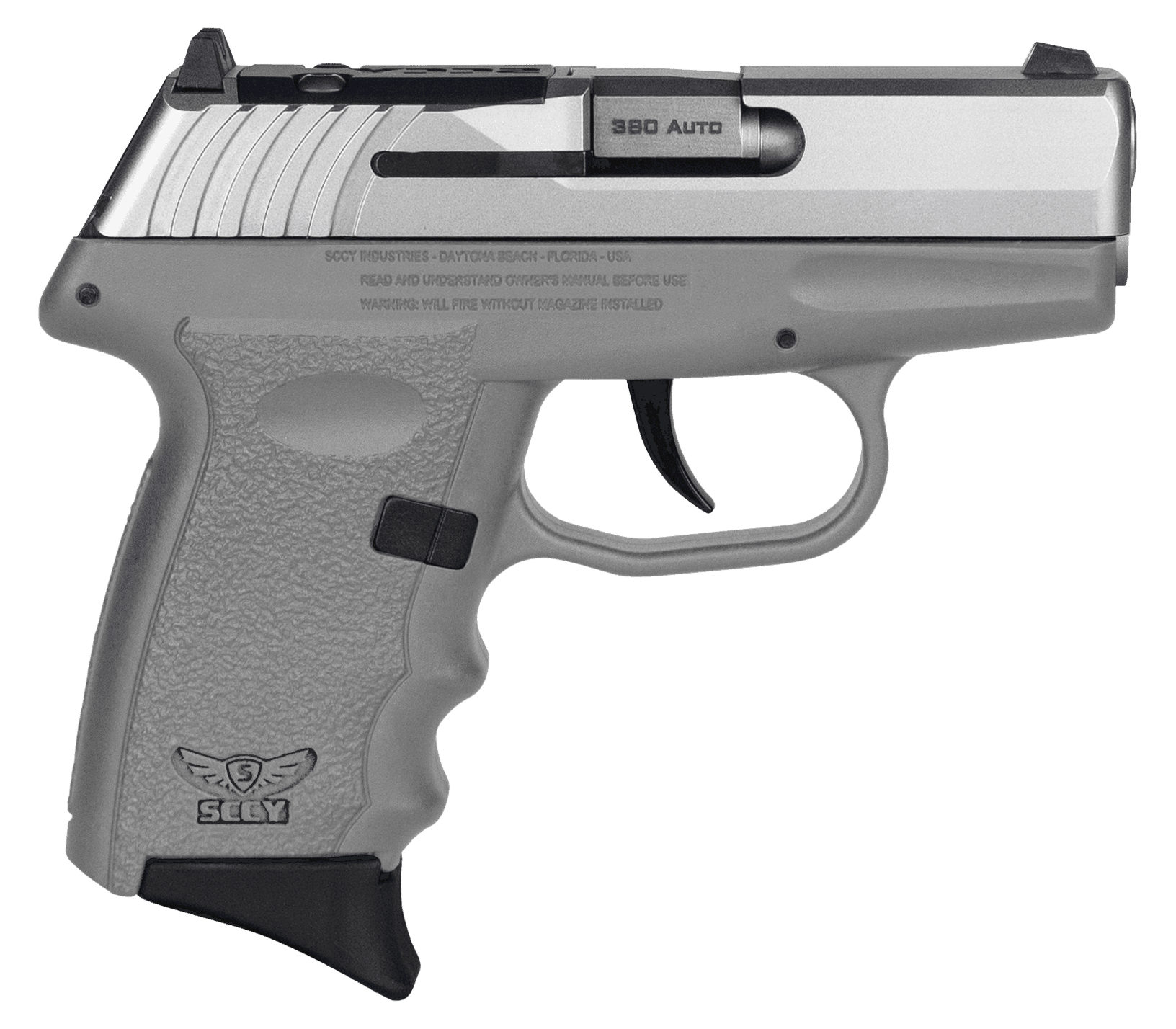 SCCY Industries CPX3TTSGRDRG3 CPX-3 RD 380 ACP 10+1 2.96" Sniper Gray Polymer/Serrated Stainless Steel Slide/Finger Grooved Sniper Gray Polymer Grip