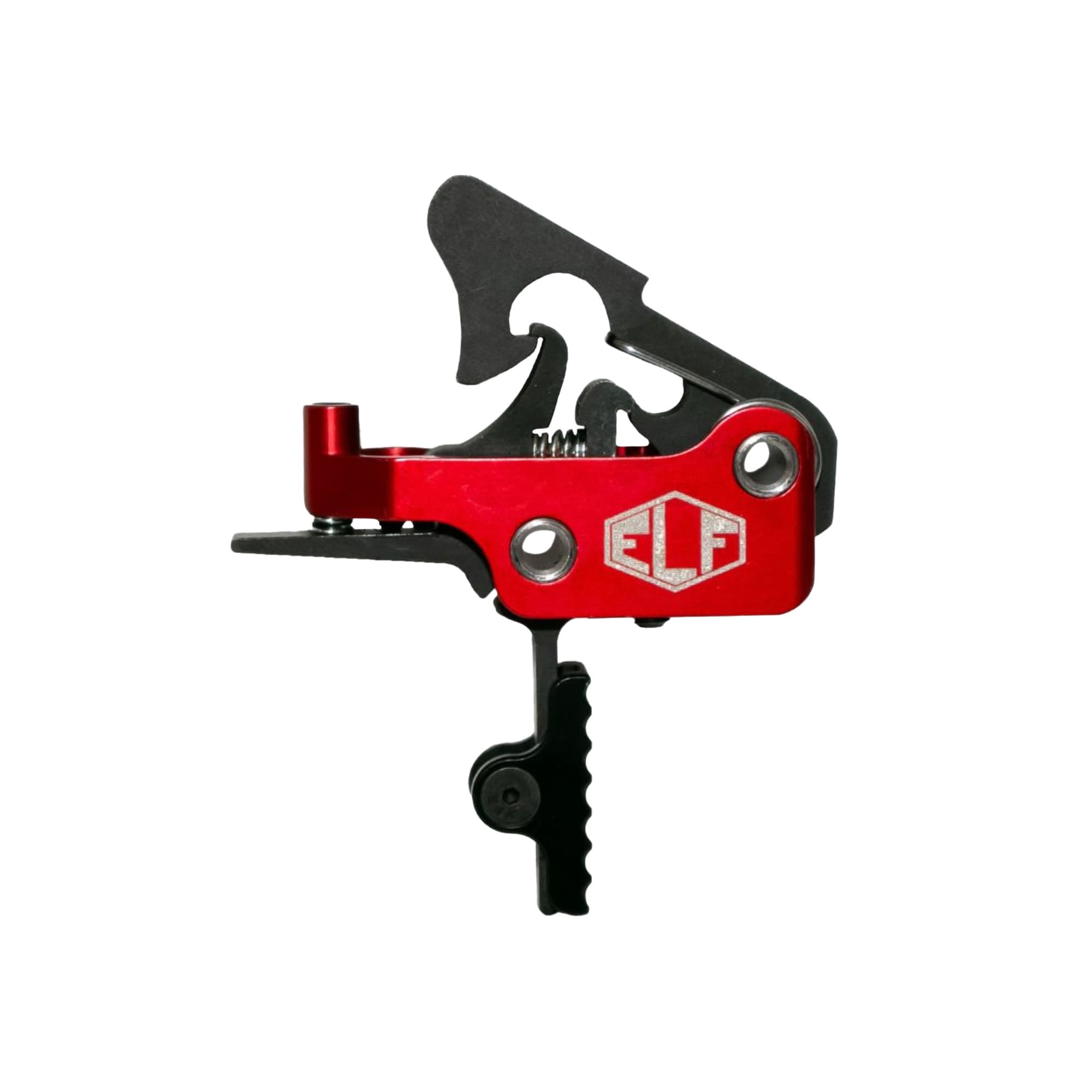 Elftmann Apex Trigger Straight Red Anodized with Black Shoe