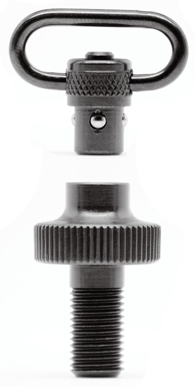 GrovTec US Inc GTSW308 Mag Cap  Shotgun 1" Push Button Black Oxide Mossberg 500 12 Gauge Steel