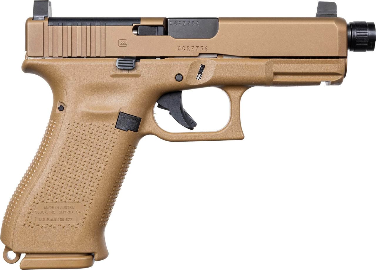 Glock 19X Gen 5 MOS 9mm 4.52in 19rd Coyote FDE