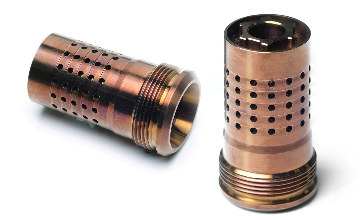 Q LLC Cherry Bomb Muzzle Brake M13.5X1LH Compatible with Rifle Parts