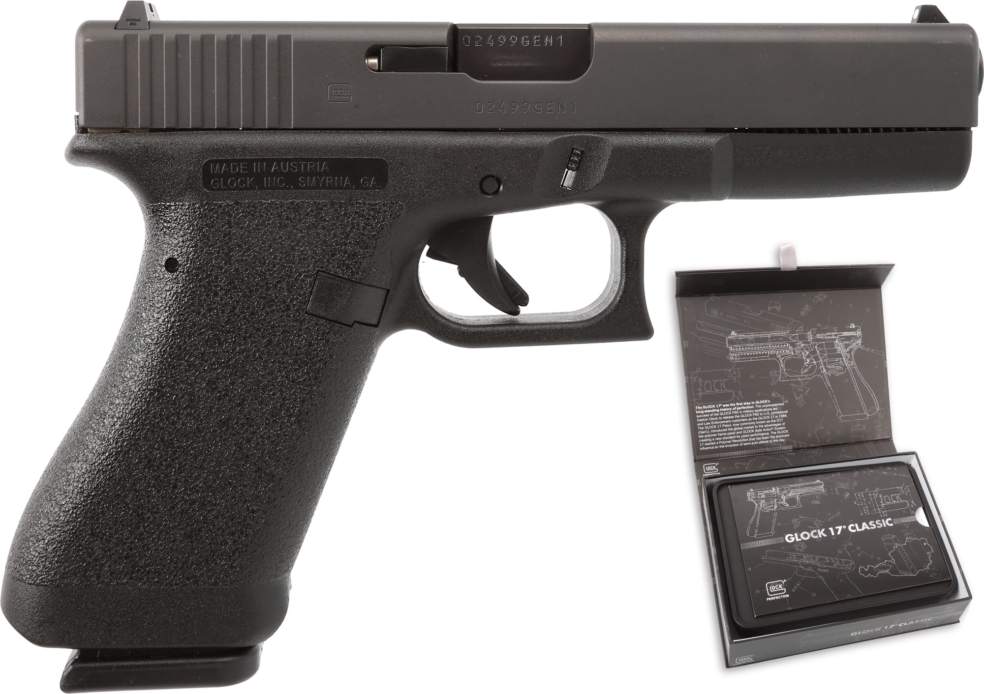 Glock G17 Gen 1 9mm 4.5in 17rd Finish Black