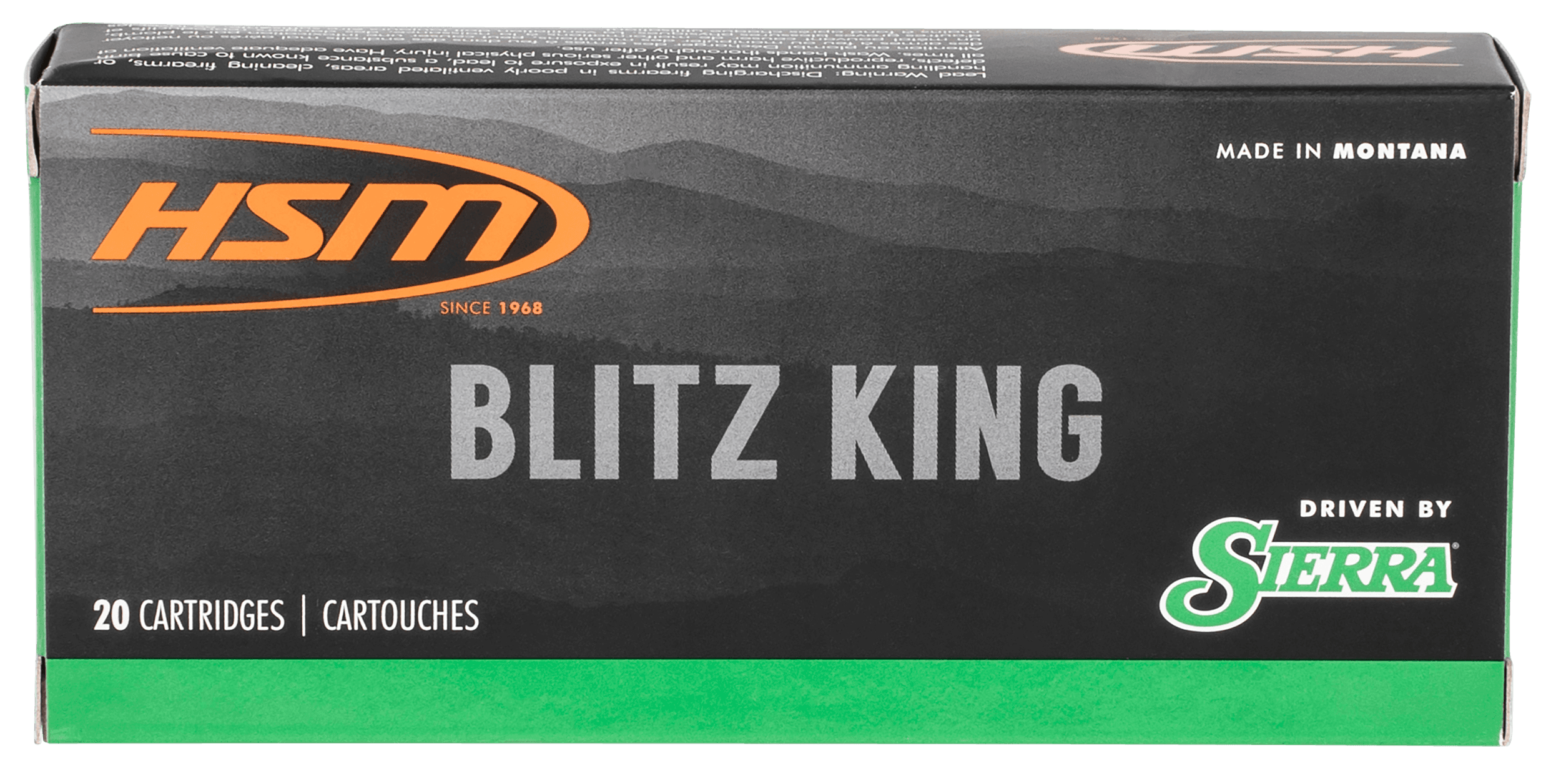 Hsm Varmint 22-250 Remington BlitzKing 55 Grain 20 Rounds