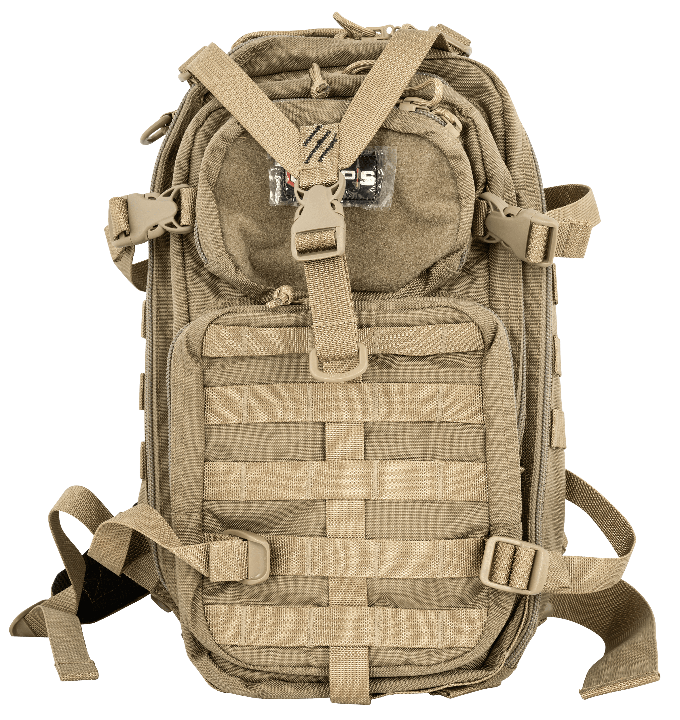 GPS Bags T1611BOB Tactical Bugout Bag Backpack Tan 600D Polyester 2 Handguns