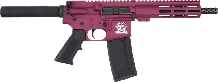GLFA AR15 Pistol - Black Cherry | .223 Wylde | 7.5" Heavy Barrel | 7" M-LOK Handguard
