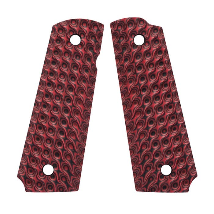 Vz Grips Hydra 1911 Government G-10 Ambidextrous Safety Black Red