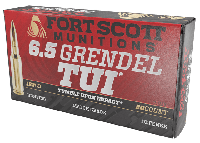 Fort Scott Munitions Rifle Ammo 6.5 Grendel 123 gr. TUI 20 rd.